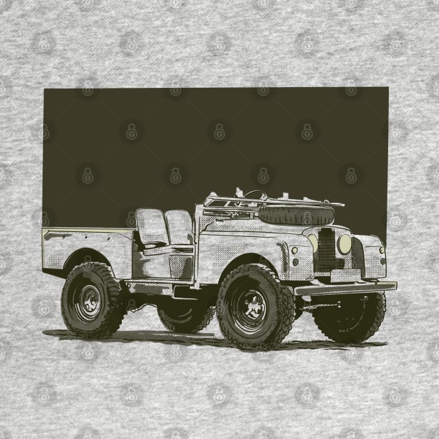 Landrover series military by Saturasi